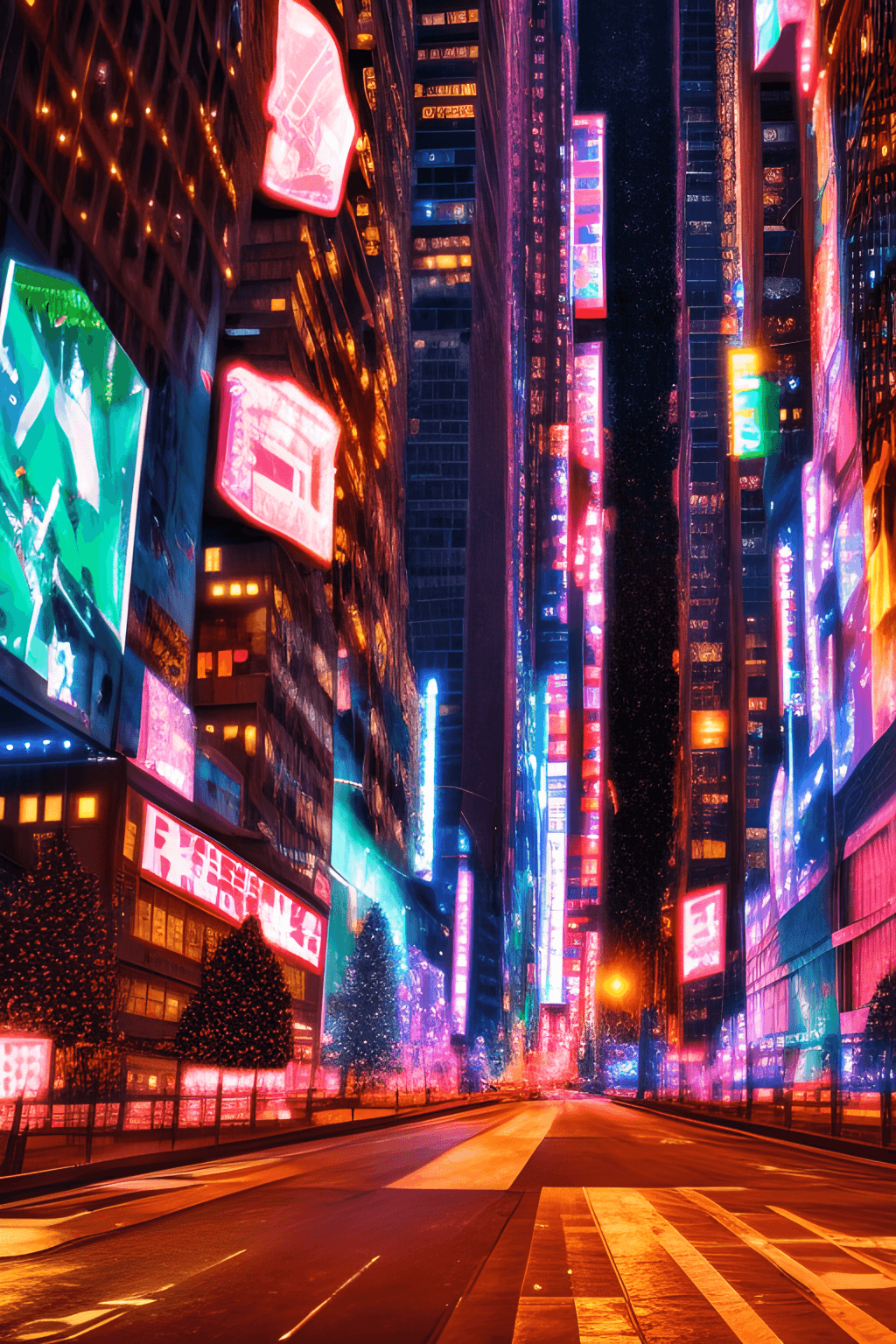 cyberpunk visual